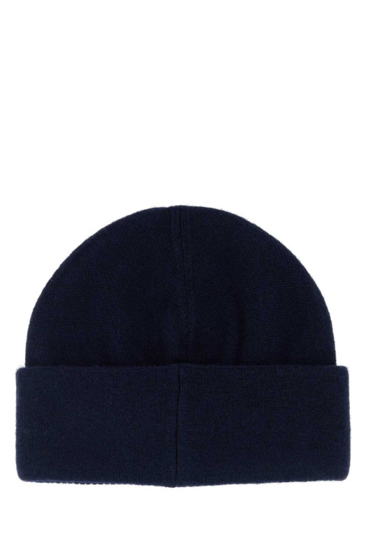 Midnight blue wool blend beanie hat FENDI (FXQ335ATQD)