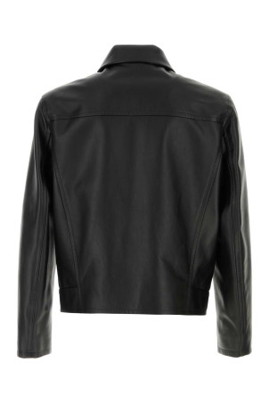 Black leather jacket JIL SANDER (J22SW0101J07227)