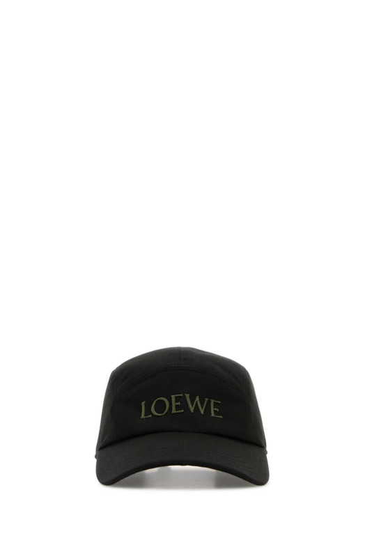 Black canvas Camp baseball cap Black LOEWE (K820358X93)