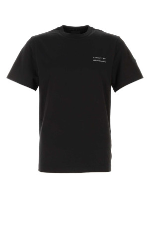 Black cotton t-shirt Black MONCLER (L10918C0000789AYW)