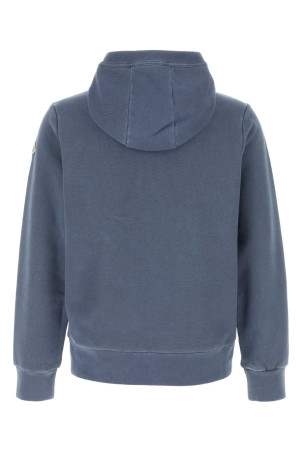 Air force blue cotton sweatshirt MONCLER (L10918G0001289BAZ)