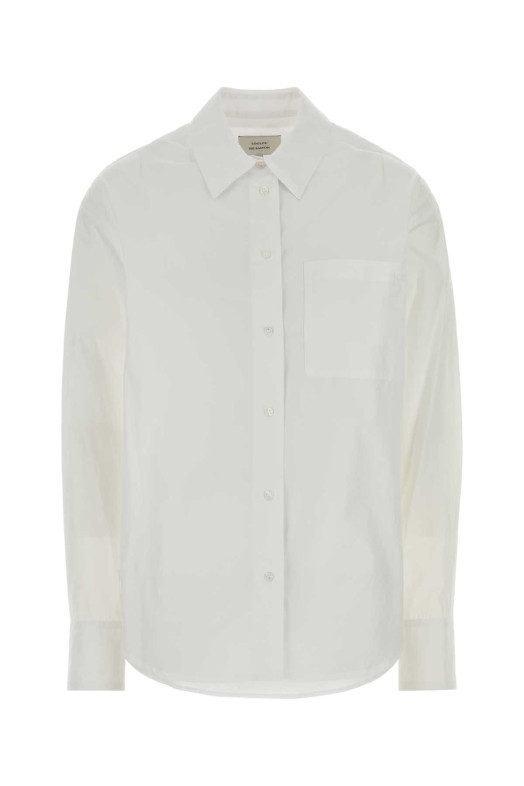 White poplin Lee shirt White LOULOU DE SAISON (LEE)