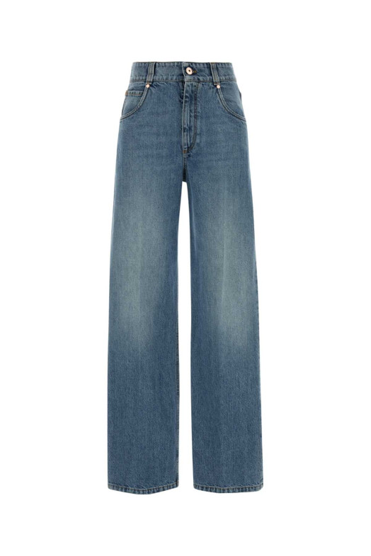 Denim wide-leg jeans BRUNELLO CUCINELLI (MA095P4005)