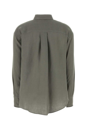 Sage green linen shirt BRUNELLO CUCINELLI (MA698MQ906)