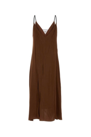 Brown satin dress PRADA (P3R38RSOOO19CR)