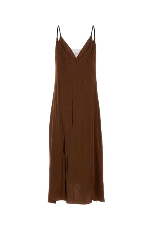 Brown satin dress PRADA (P3R38RSOOO19CR)