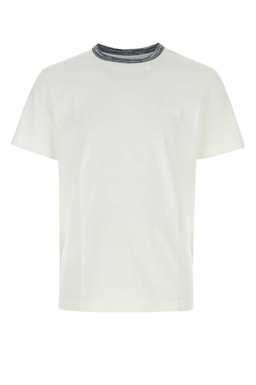 White cotton t-shirt MISSONI (UC22SL01BJ0002)