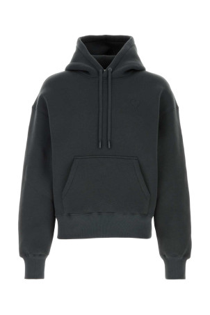 Graphite cotton blend sweatshirt AMI (USW756749)