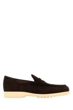 Dark brown suede loafers TOD'S (XXM98L0KC00M8W)