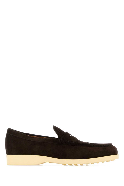 Dark brown suede loafers TOD'S (XXM98L0KC00M8W)