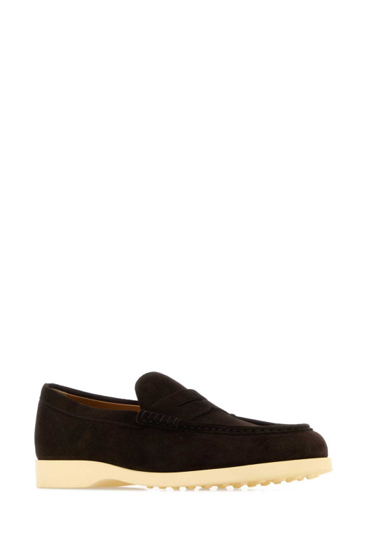 Dark brown suede loafers TOD'S (XXM98L0KC00M8W)