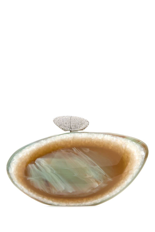 Printed PVC Armonia clutch BENEDETTA BRUZZICHES (0002099)