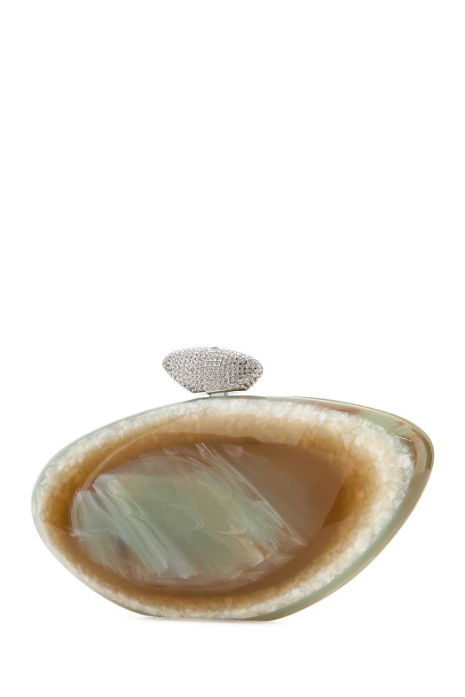 Printed PVC Armonia clutch BENEDETTA BRUZZICHES (0002099)