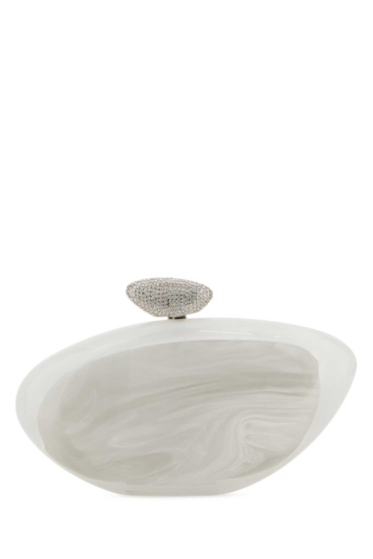 Printed PVC Armonia clutch BENEDETTA BRUZZICHES (0002167)