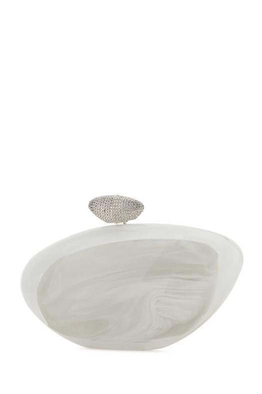 Printed PVC Armonia clutch BENEDETTA BRUZZICHES (0002167)