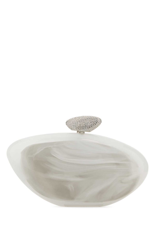 Printed PVC Armonia clutch BENEDETTA BRUZZICHES (0002167)