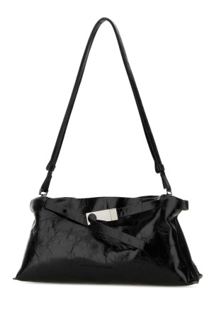 Black leather Mame shoulder bag Multicolor BENEDETTA BRUZZICHES (0118052)