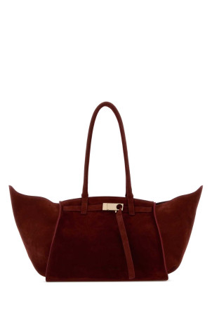 Tiziano red suede Mame handbag BENEDETTA BRUZZICHES (0118149)