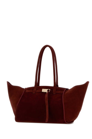 Tiziano red suede Mame handbag BENEDETTA BRUZZICHES (0118149)