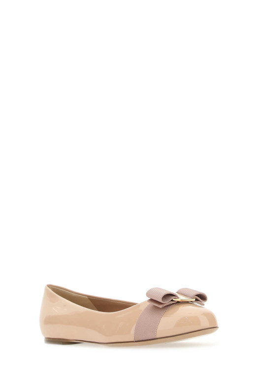 Skin pink leather Varina ballerinas Pink SALVATORE FERRAGAMO (01A181518533)