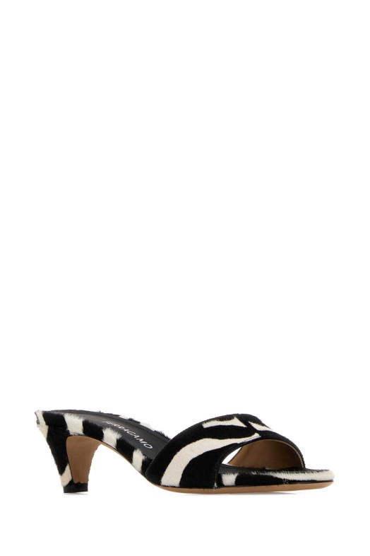 Printed calf hair Tatiana 40 mules SALVATORE FERRAGAMO (01L3927908391C)