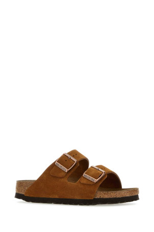 Biscuit suede Arizona BS slippers Gray BIRKENSTOCK (1009527)