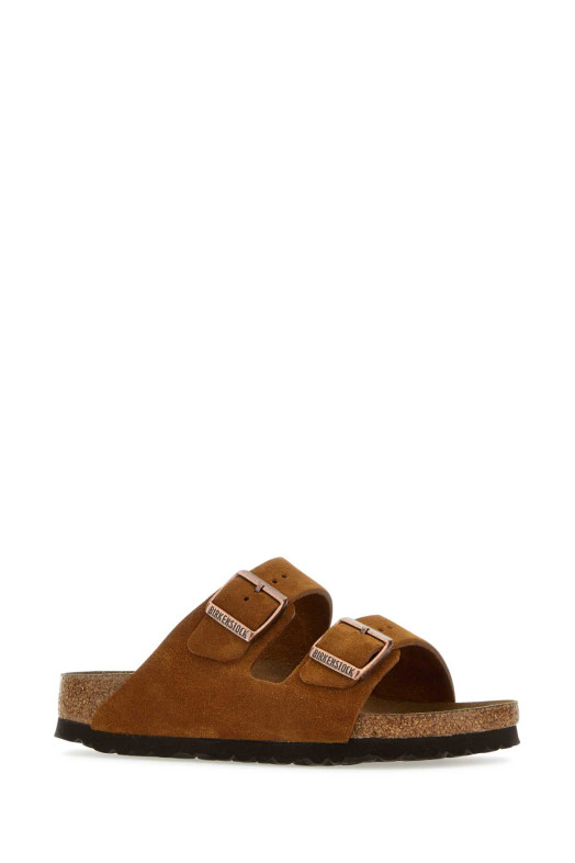Biscuit suede Arizona BS slippers Gray BIRKENSTOCK (1009527)
