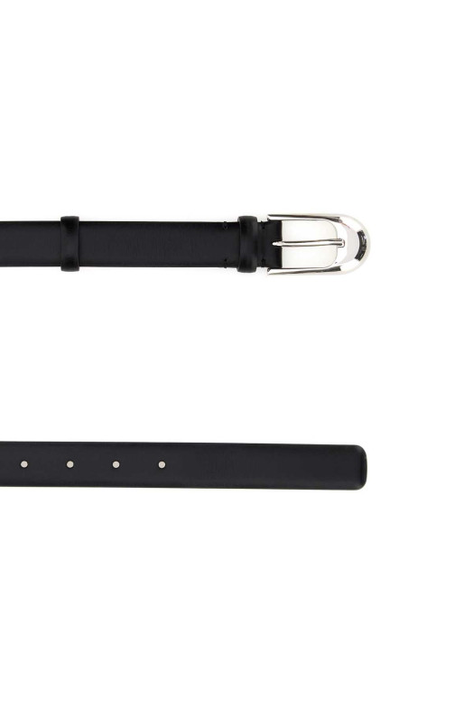 Black leather belt Multicolor KHAITE (10104763L763)