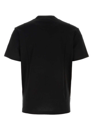 Black cotton t-shirt VERSACE (10106411A07700)