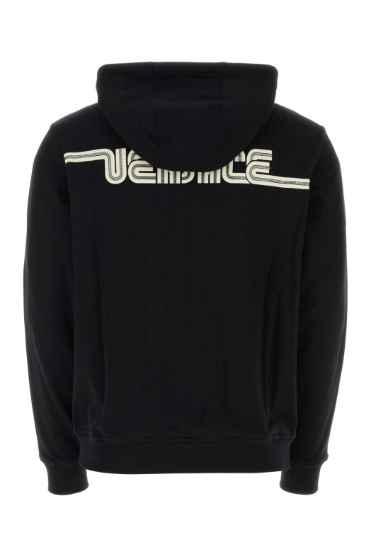 Black cotton sweatshirt VERSACE (10162811A11444)