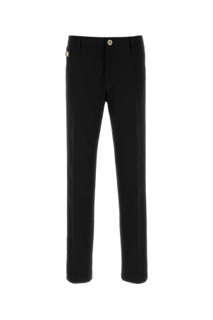 Black gabardine chino pant VERSACE (10183221A16533)
