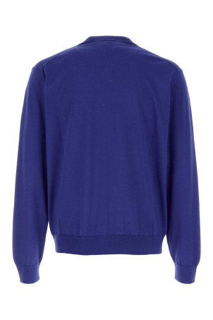 Blue silk blend sweater VERSACE (10221411A12273)