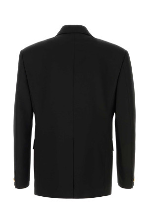 Black wool blazer VERSACE (10221921A16732)