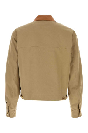 Cappuccino cotton jacket VERSACE (10222441A16802)