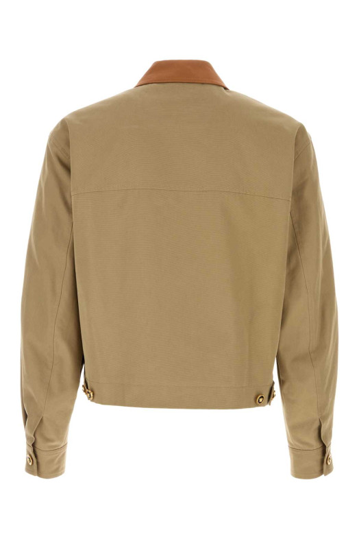 Cappuccino cotton jacket VERSACE (10222441A16802)
