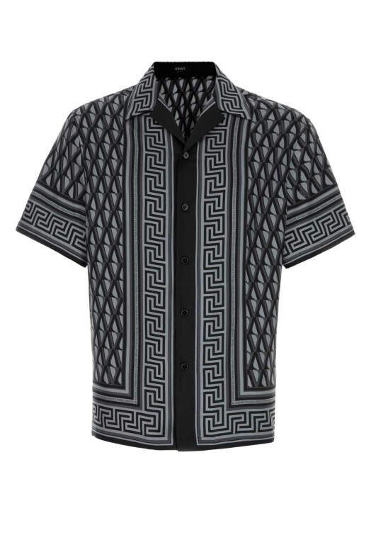 Printed silk shirt VERSACE (10227401A16785)