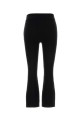 Black knit capri pant COURREGES (126MPA677FI0001)