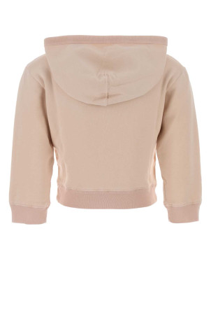 Pink cotton sweatshirt PRADA (138647SOOO14W6)