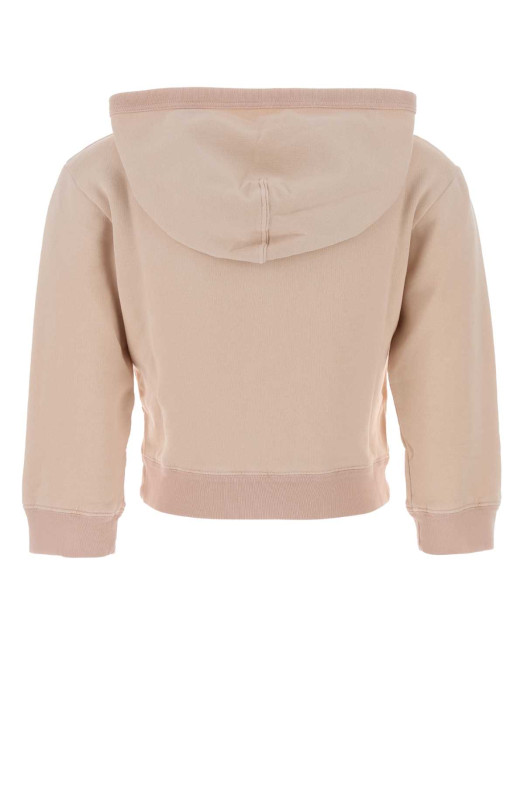 Pink cotton sweatshirt PRADA (138647SOOO14W6)
