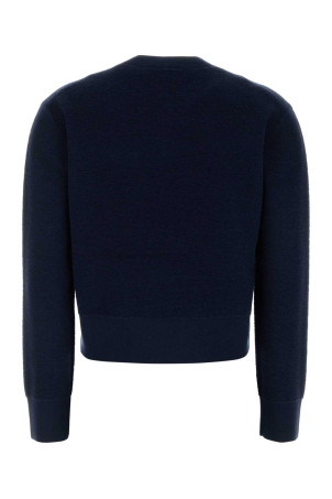 Navy blue wool blend sweater TORY BURCH (180662)