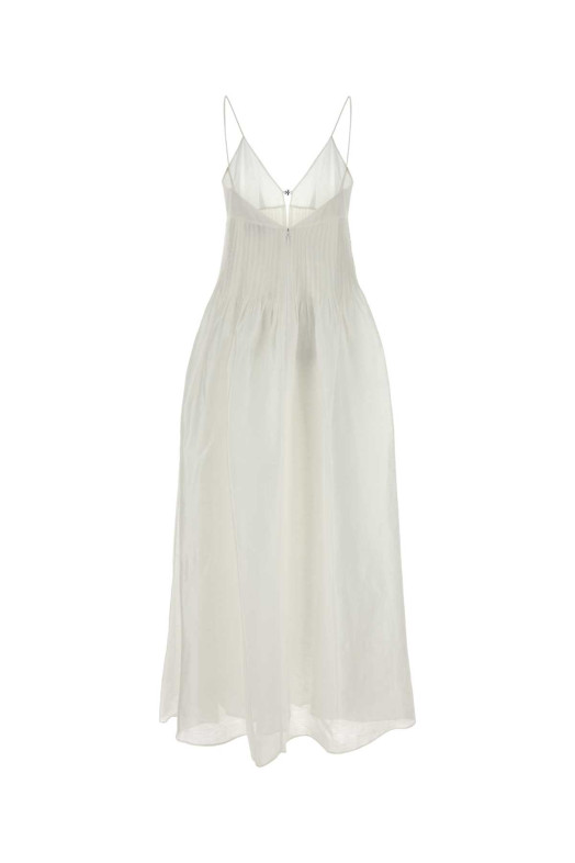 White linen blend dress White TORY BURCH (181157)