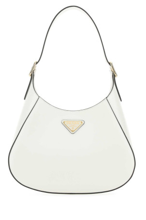 White leather Cleo shoulder bag PRADA (1BC1792A3A)