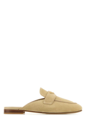 Sand suede slippers PRADA (1D766NF010103)