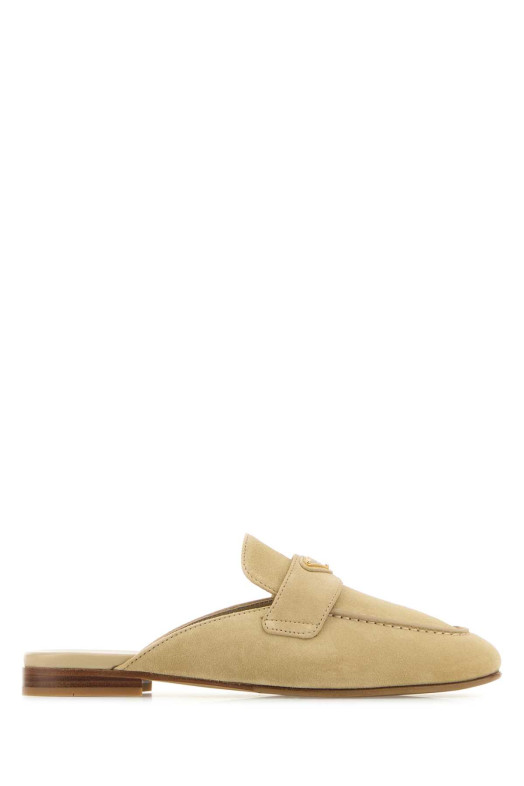 Sand suede slippers PRADA (1D766NF010103)