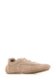 Powder pink suede and mesh Montecarlo sneakers PRADA (1E247OFD0103D8C)