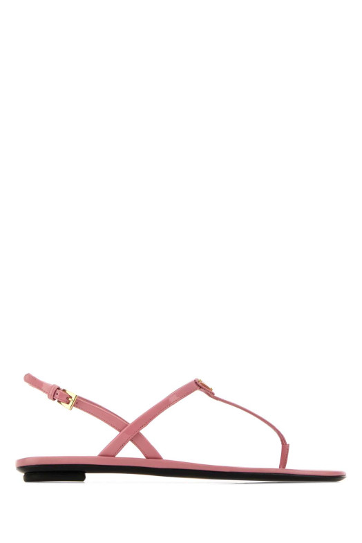 Pink leather thong sandals PRADA (1Y395OF005069)