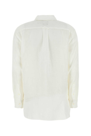 White linen oversize shirt POLO RALPH LAUREN (211968221)