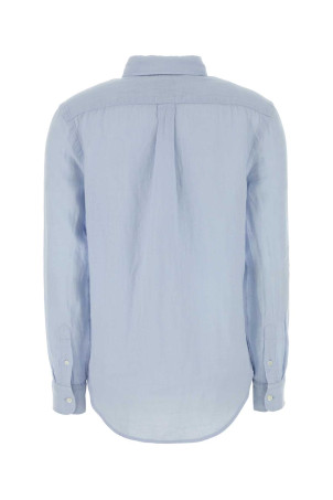 Powder blue linen shirt Pink POLO RALPH LAUREN (211970730)
