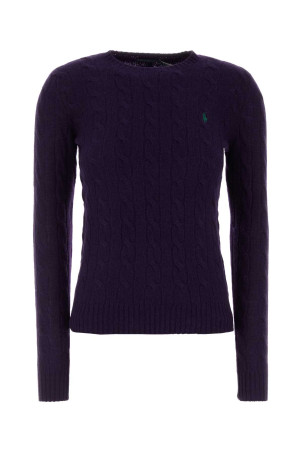 Aubergine wool blend sweater Black POLO RALPH LAUREN (211971865)