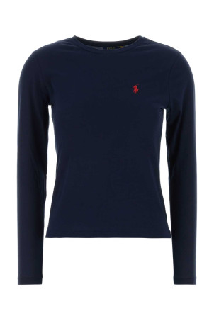 Navy blue cotton t-shirt POLO RALPH LAUREN (211B14604)